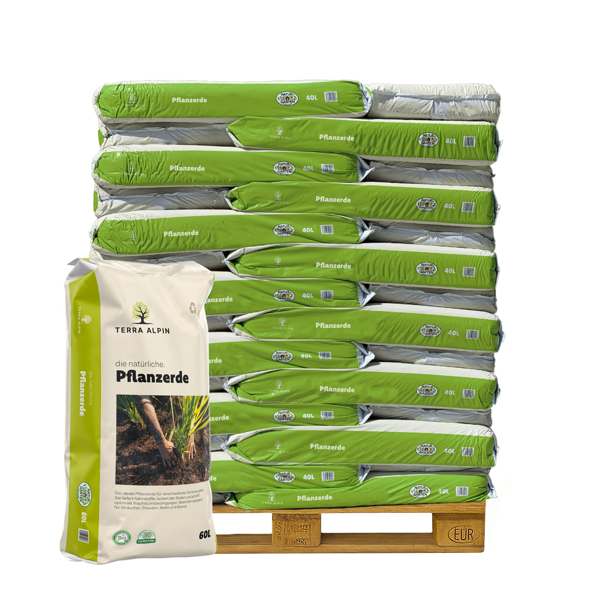 Pflanzerde - Palette (42 Säcke á 60 L)