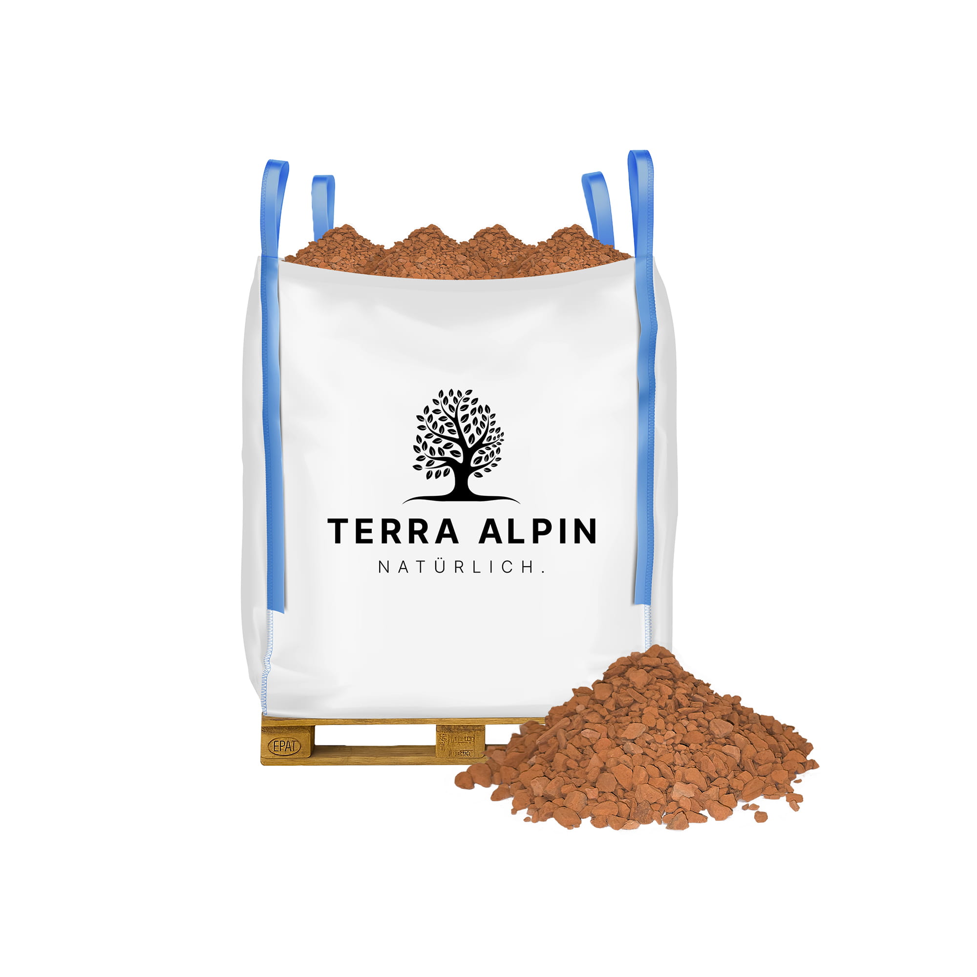 Ziegelsplitt 4/16 - Big Bag 1000 kg